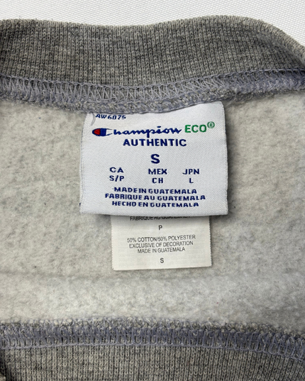 Champion Eco Authentic Heather Grey Crewneck Sweatshirt