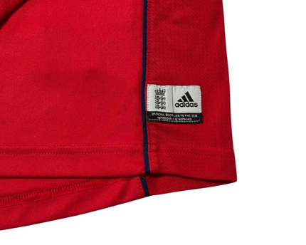 Adidas Red England Cricket Team Long Sleeve Jersey