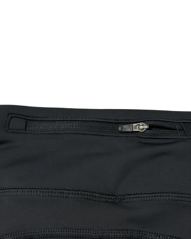 Nike Air Dri-FIT Black Mesh Panel Performance Running Leggings