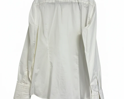 BOSS White Slim Fit Easy Iron Tuxedo Shirt
