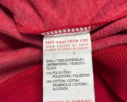 Puma Red Sporty Logo Zip-Up Track Jacket