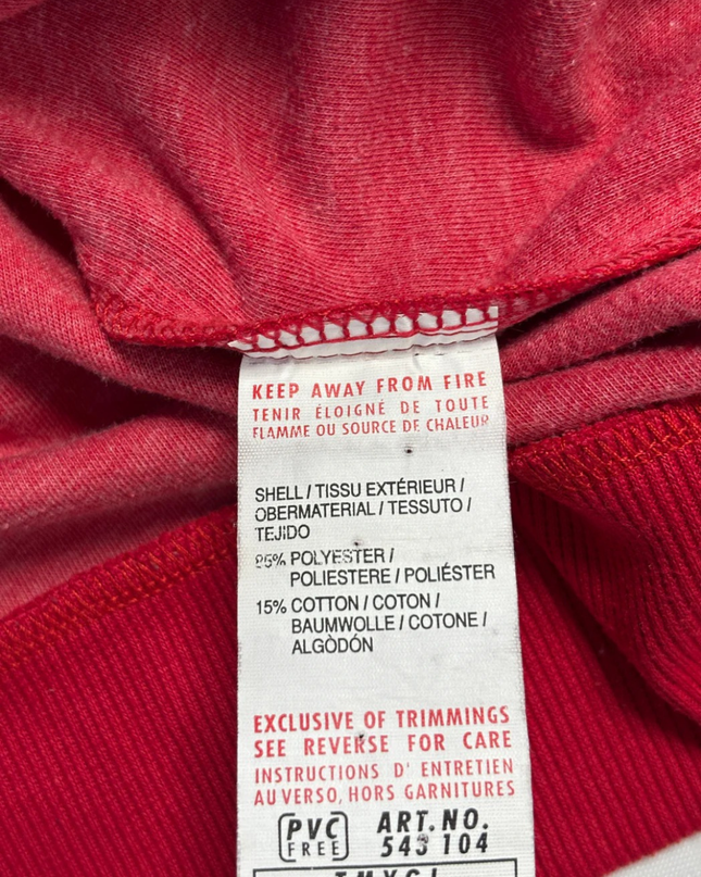 Puma Red Sporty Logo Zip-Up Track Jacket