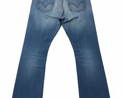 Levi's 512 Blue Slim Tapered Button Fly Jeans