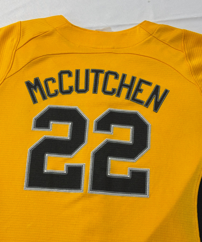 Majestic Yellow Pittsburgh Pirates Andrew McCutchen #22 Baseball Jersey