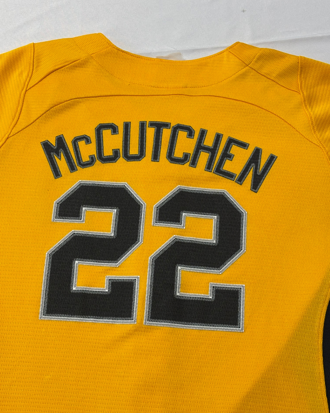 Majestic Yellow Pittsburgh Pirates Andrew McCutchen #22 Baseball Jersey