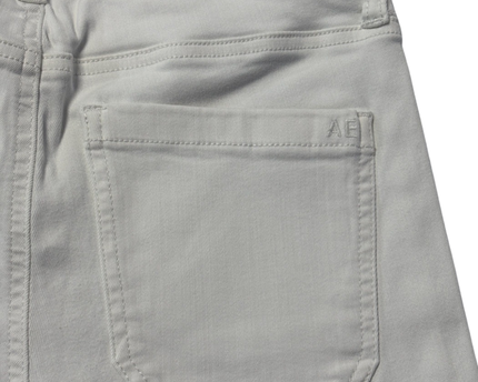 American Eagle White High-Waisted Button Fly Jegging Crop Jeans