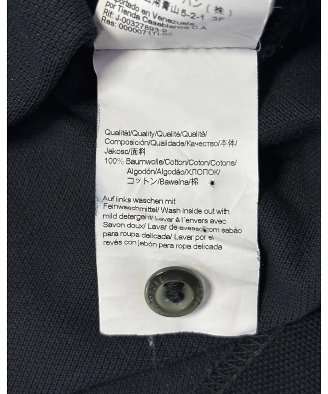 Hugo Boss Navy Blue Regular Fit Cotton Polo Shirt