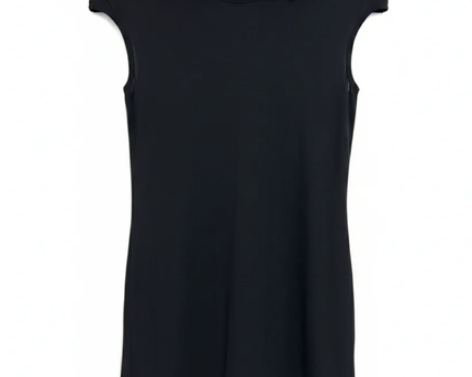 Desigual Black High Neck Ruffle Trim Tunic Top