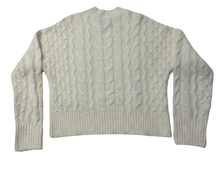 Abercrombie & Fitch Cream Chunky Cable Knit Sweater