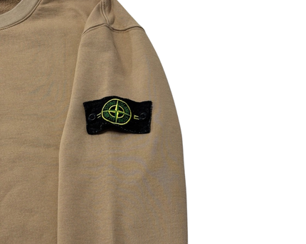 Stone Island Tan Crewneck Sweatshirt