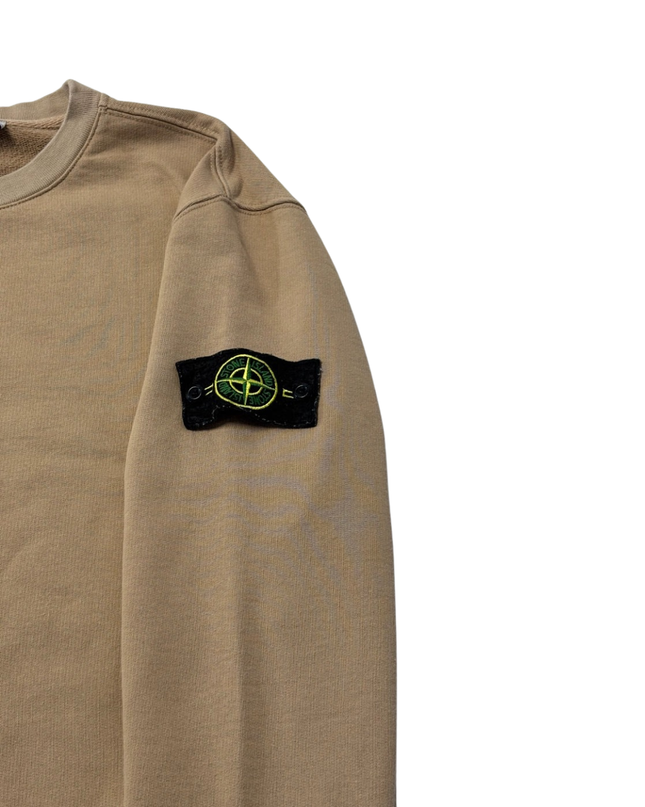 Stone Island Tan Crewneck Sweatshirt