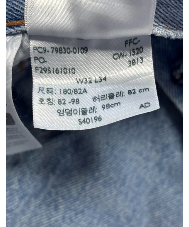 Levi's Made & Crafted Light Blue Straight Leg Organic Cotton Jeans