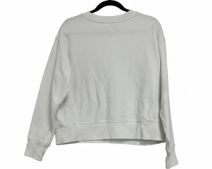 DKNY Sport White Graphic Logo Sweatshirt