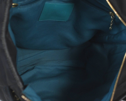 Coach Black Nylon and Leather Tote Bag