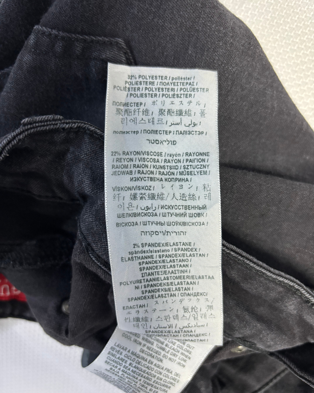 Guess Black Distressed Skinny Jeans