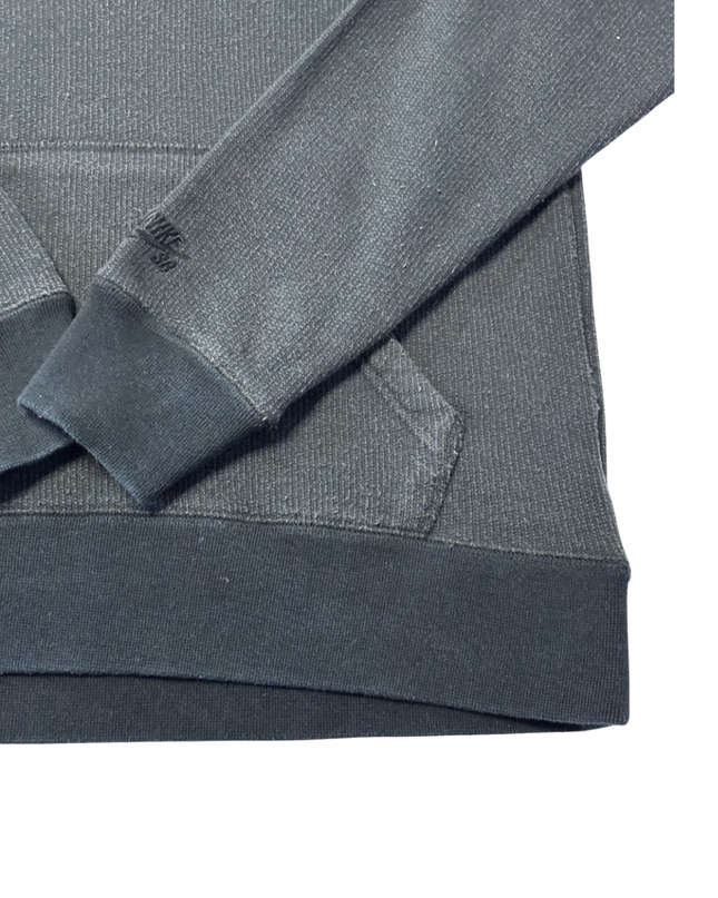 Nike SB Black Waffle Knit Utility Pocket Hoodie