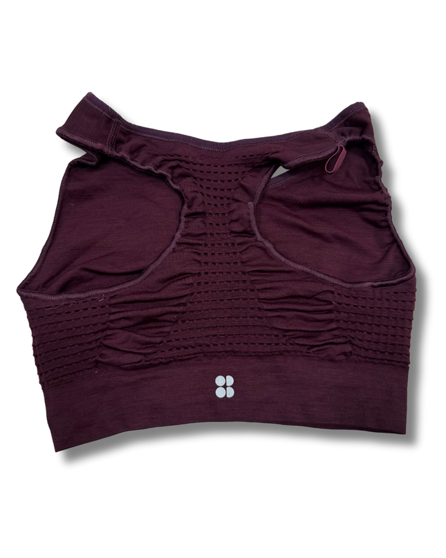 SweatyBetty Maroon Sports Top - XS