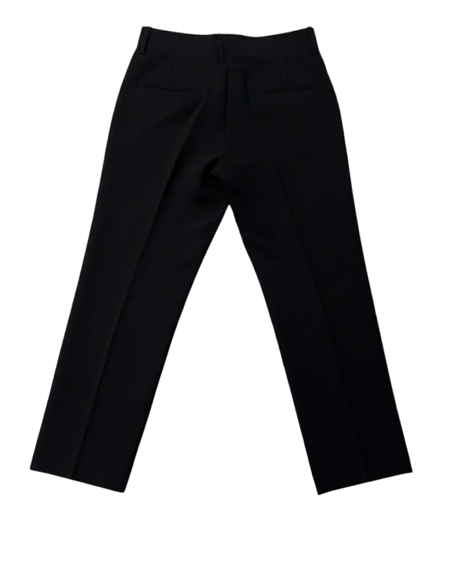 Zara Black Tailored Straight-Leg Trousers