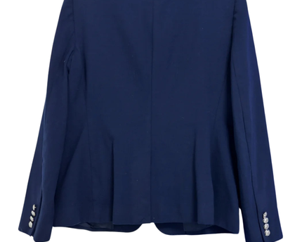 Ralph Lauren Navy Blue Crested Wool Blazer
