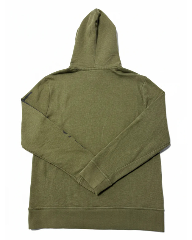 Aéropostale Olive Green Graphic Pullover Hoodie