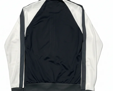 Nike Black/White Full-Zip Athletic Track Jacket