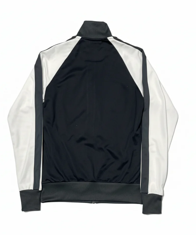 Nike Black/White Full-Zip Athletic Track Jacket