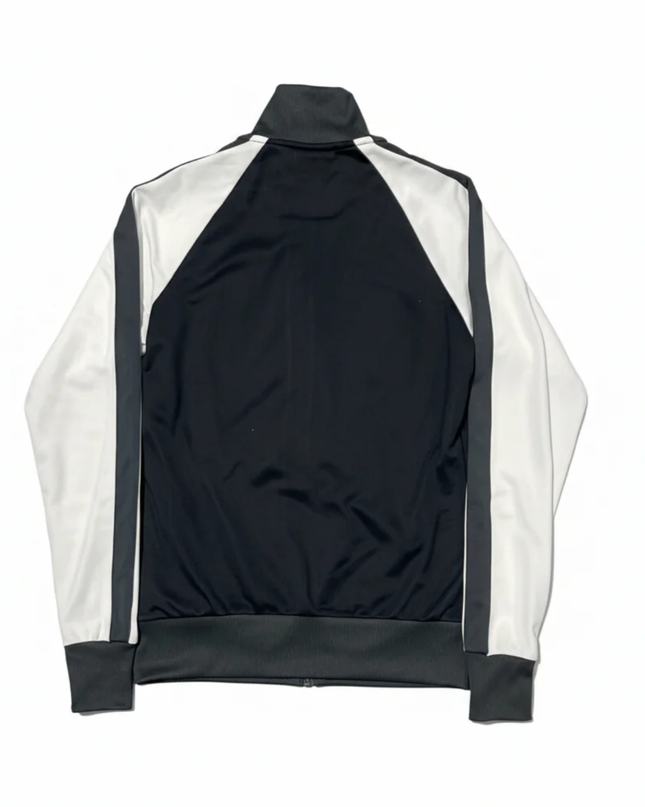 Nike Black/White Full-Zip Athletic Track Jacket
