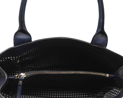 Kate Spade Navy Blue Leather Bow Shoulder Bag