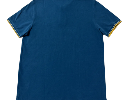 AÉROPOSTALE Blue A87 Tipped Piqué Polo Shirt