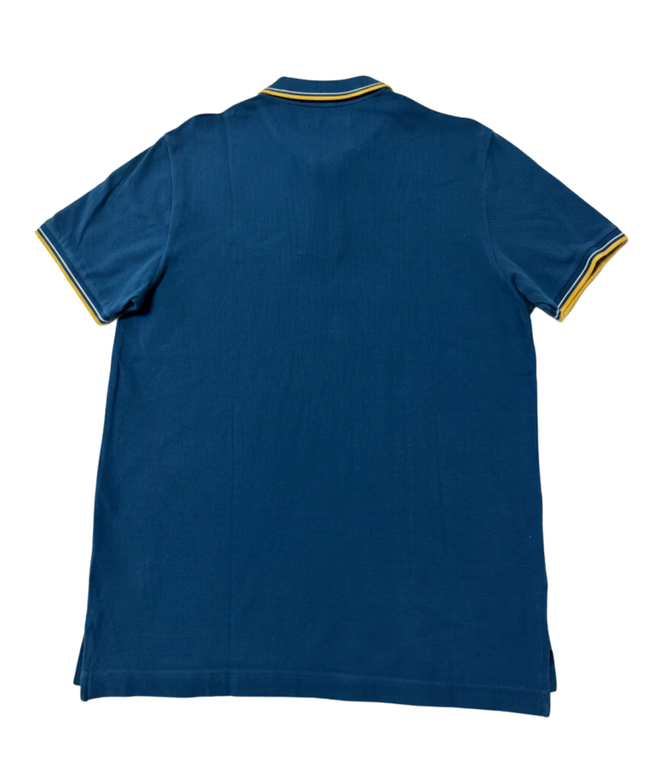 AÉROPOSTALE Blue A87 Tipped Piqué Polo Shirt