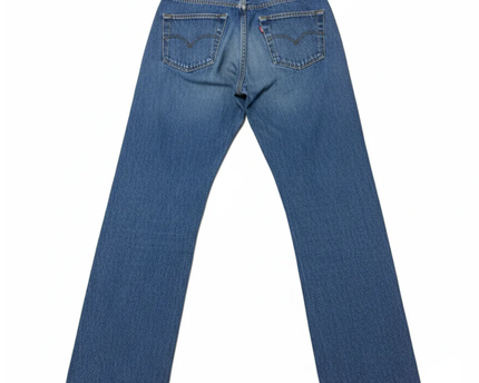 Levi's Blue 501 Original Straight Leg Vintage Jeans