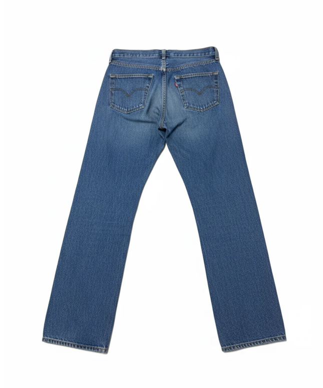Levi's Blue 501 Original Straight Leg Vintage Jeans