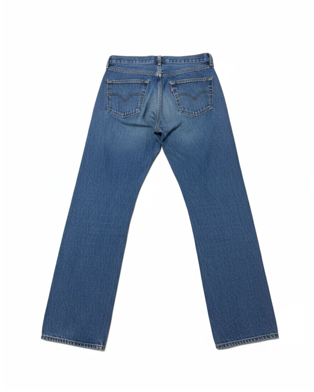 Levi's Blue 501 Original Straight Leg Vintage Jeans