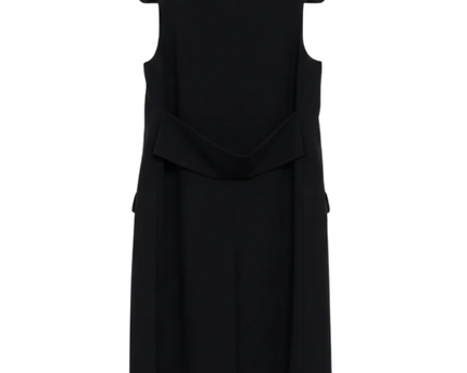 Zara Woman Black Sleeveless Longline Dress