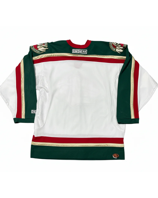 CCM White Minnesota Wild Vintage NHL Hockey Jersey