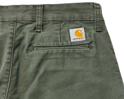 Carhartt WIP Olive Green Slim Fit Chino Pants