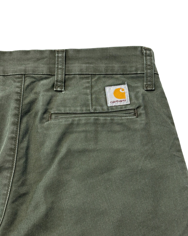 Carhartt WIP Olive Green Slim Fit Chino Pants