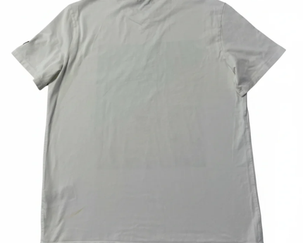GUESS White Graphic Beach Scene Regular Fit T-Shirt