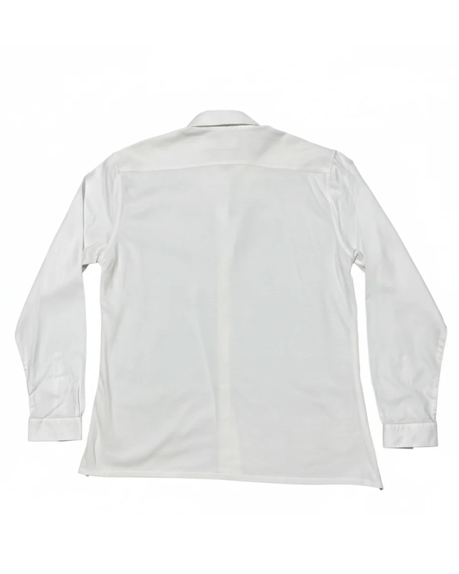 Lacoste White Slim Fit Long-Sleeve Cotton Shirt