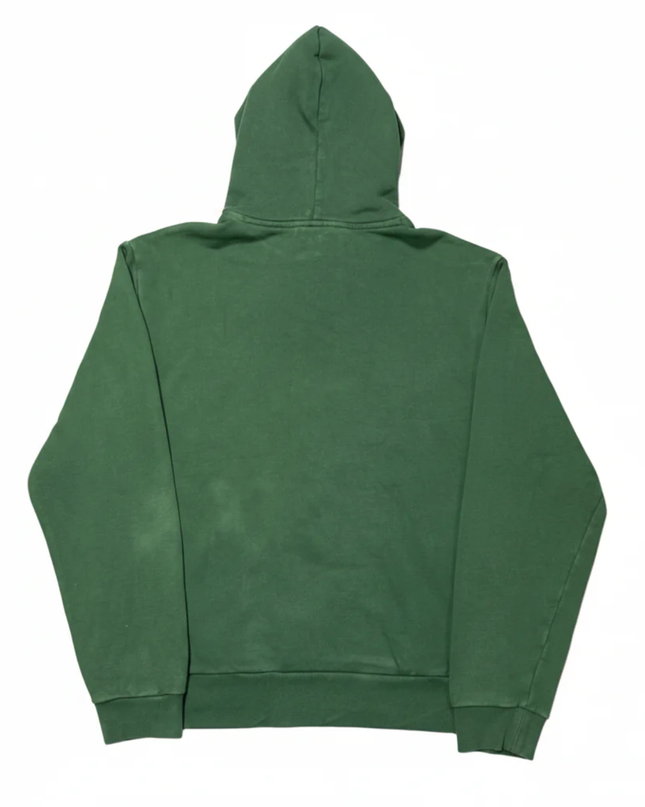 Lacoste Green Classic Fit Fleece Pullover Hoodie