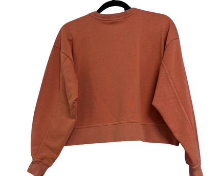 Nike Orange Just Do It Cropped Sweatshirt