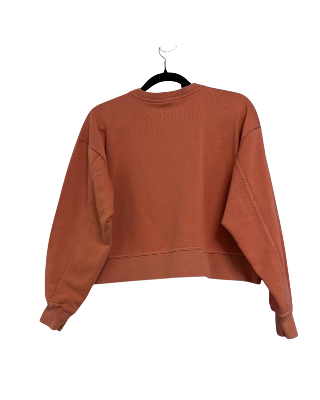 Nike Orange Just Do It Cropped Sweatshirt