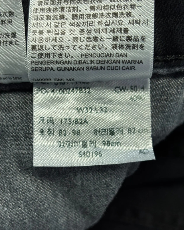 Levi's 511 Slim Fit Black Jeans