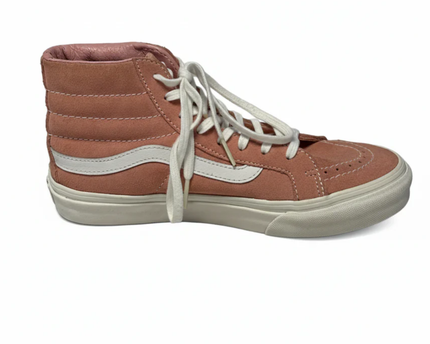 Vans Pink Suede Sk8-Hi High Top Sneakers