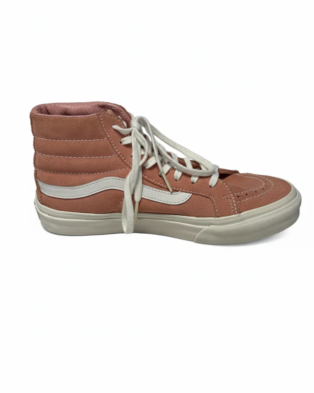 Vans Pink Suede Sk8-Hi High Top Sneakers