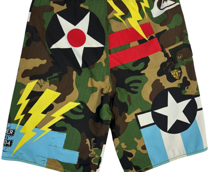 Quiksilver Camo Graphic Print Board Shorts