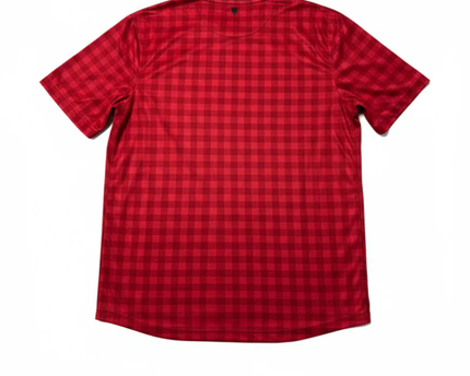 Manchester United 2012-13 Home Nike Red Gingham Jersey