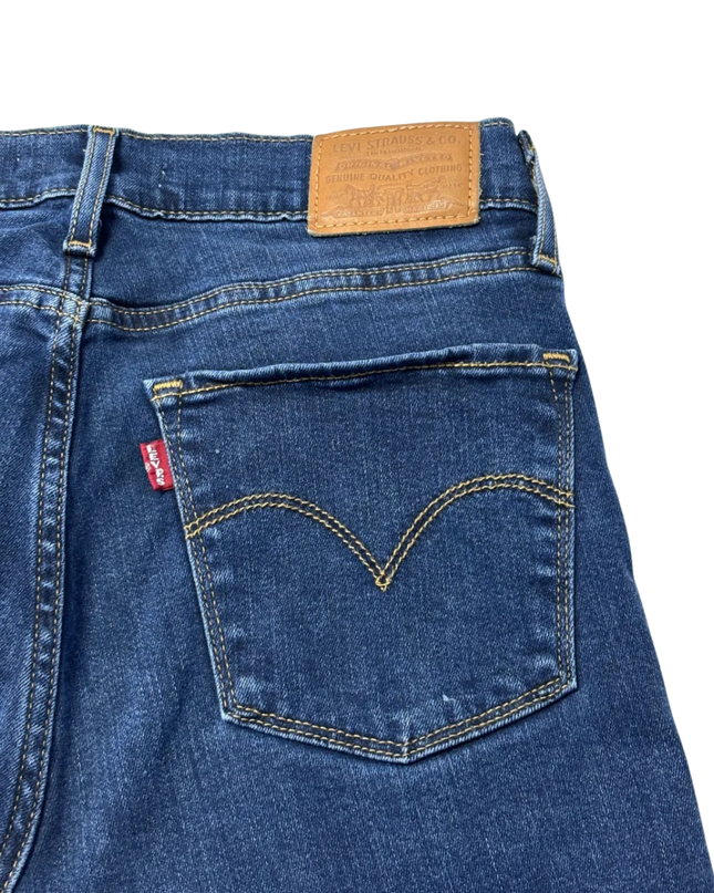 Levi's Premium 724 High Rise Straight Blue Jeans