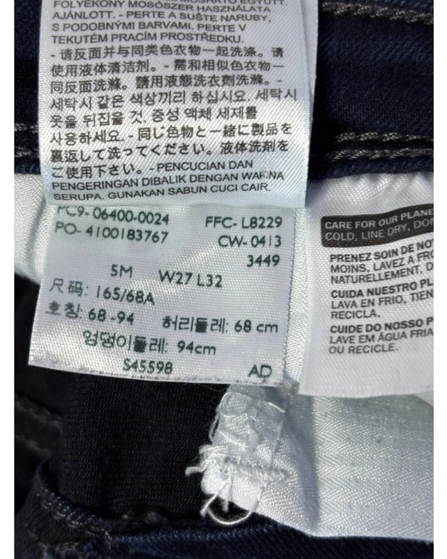 Levi's Dark Blue Demi Curve Bootcut Skinny Jeans