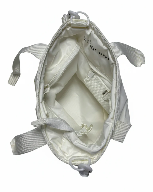 Adidas White Mini Tote Crossbody Bag